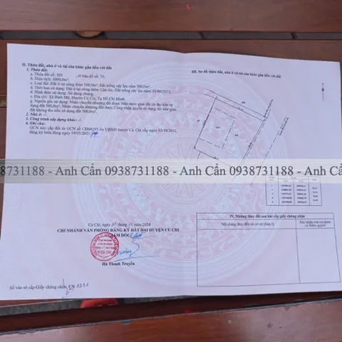 Bán đất thổ cư tặng nhà diện tích 1000m2 giá chỉ 16 triệu/m2
