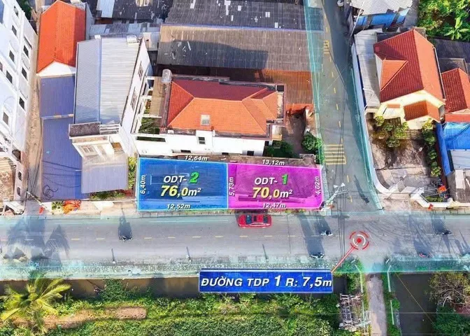 Bán 2 lô sẵn bìa Diện tích lô góc 70 m lô thường 76 m tại Mỹ Đồng . L/h:076.231.9990 e Thúy