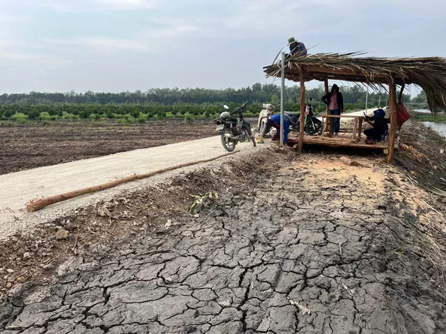 Đất vườn view kênh ở Bến Lức Long An
