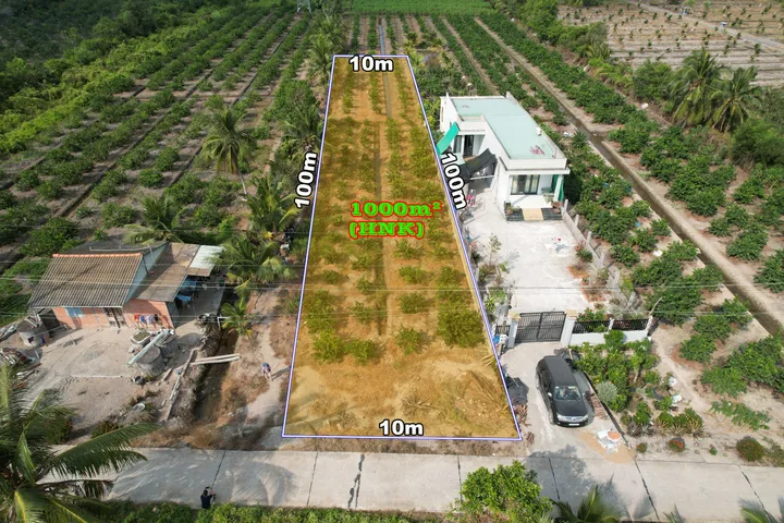 Đất vườn cho chuyển full thổ mặt tiền đường Đan 3 vồn lớn ở Long An