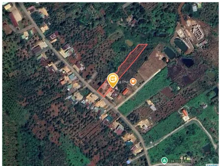 Bán nhà và rẫy, diện tích 2229.1m² có sẵn 400m² thổ cư ngang 20m hạ giá bán nhanh 2tỷ550 tại Xã Ea Drông
