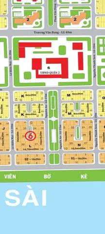 Bán gấp đất dự án Huy Hoàng Thạnh Mỹ Lợi TP Thủ Đức Q2 cũ diện tích 160m² full thổ cư ngang 8m gần sông SG xây hầm 6 tầng sân thượng giá 51.2 tỷ