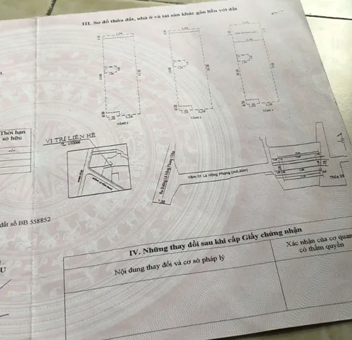 BÁN NHÀ 1 TRỆT 3 LẦU HẺM Ô TÔ LÊ HỒNG PHONG, ĐÃ HOÀN CÔNG