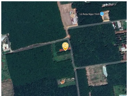 Bán đất 191.2m² có sẵn 100m² thổ cư ngang 5m tại Xã Phước Thành