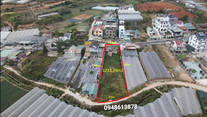 Bán lô đất Triệu Việt Vương Đà Lạt 🔥1213m- SRXD- ngay trung tâm tp