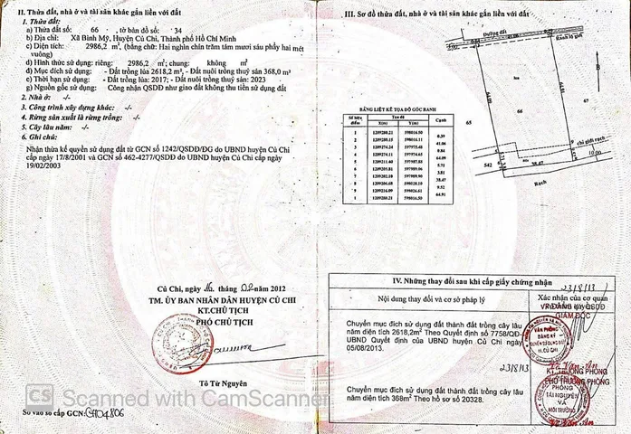 Bán đất 2986m² ngang 42m giá 9 tỷ tại Xã Bình Mỹ