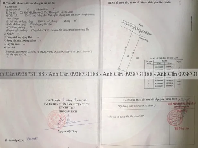 Bán đất 1045m² có sẵn 300m² thổ cư ngang 14m giá 8.5 tỷ tại Xã Bình Mỹ
