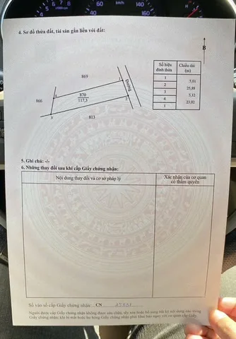 Bán đất 117m² có sẵn 80m² thổ cư ngang 5m giá 518 triệu tại Xã Nghĩa Thành
