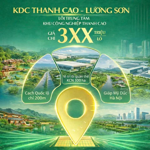 🔥CÁCH HÀ NỘI CHỈ 400m – CHỈ 365 TRIỆU SỞ HỮU NGAY ĐẤT ĐẸP LƯƠNG SƠN,  SẴN SỔ HỒNG