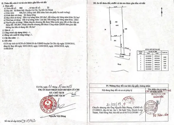 Bán đất 569m² có sẵn 478m² thổ cư ngang 12.5m giá 5.5 tỷ tại Xã Bình Mỹ