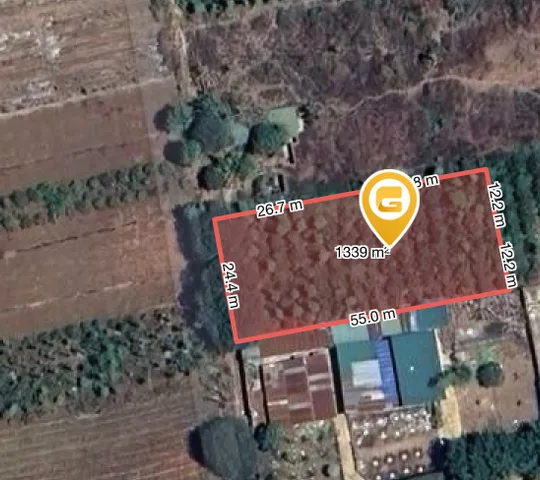 Bán đất 1331.1m² ngang 24.4m giá 950 triệu tại Phường khánh xuân
