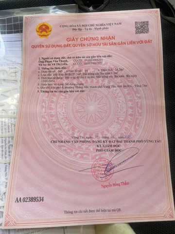 Bán Nhà 1 trệt 1 lầu đường Hoàng Việt . Phường Thắng Nhì, Vũng Tàu