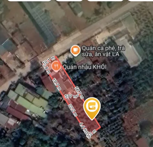 Bán đất 577.1m² có sẵn 200m² thổ cư ngang 10.1m giá 1.5 tỷ tại Xã Ea M’Droh