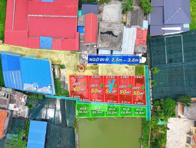 Bán đất 72m² full thổ cư ngang 5m giá 1.25 tỷ tại Phường Thiên Hương .l/h:076.231.9990 e Thúy