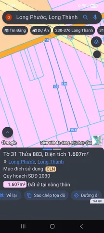 Bán đất 4050m² có sẵn 100m² thổ cư ngang 25m giá 12 tỷ tại Xã Long Phước