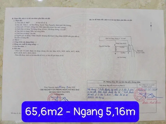❎BÁN LÔ ĐẤT SIÊU ĐẸP TẠI ĐƯỜNG ĐÁ - HOA ĐỘNG! L/h:076.231.9990 em Thúy 

🛑Diện tích: 65,6m² – Mặt tiền: 5,12m
📍 Hướng Đông – Mát mẻ, phong thủy tốt
📍 Ngõ thông từ trục Đường Đá sang Đông Con Cá
📍 Cách dự án Doji chỉ 30m – Gần Hoàng Huy Green River
📍