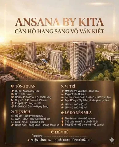 BÁN CĂN HỘ MẶT TIỀN ĐƯỜNG VÕ VĂN KIỆT- TÂN TẠO - BÌNH TÂN-NHẬN BOOKING-CHỌN CĂN ĐẸP