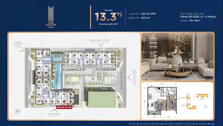 THE GRAND MANHATTAN giá cực rẻ trung tâm quận 1 siêu đẹp