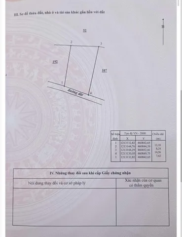 Bán đất 104.4m² full thổ cư ngang 8m giá 650 triệu tại Phường Hàm Thắng