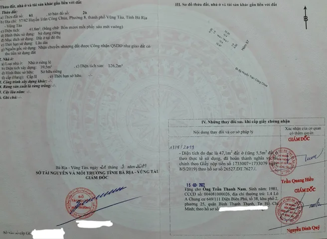 BÁN NHÀ 1 TRỆT 2 LẦU KIÊN CỐ HẺM Ô TÔ HUYỀN TRÂN CÔNG CHÚA