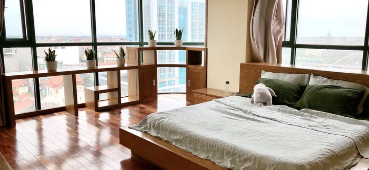 Cho thuê căn hộ TD Plaza Lê Hồng Phong, Hải Phòng, hạng sang, 3PN, 195M2