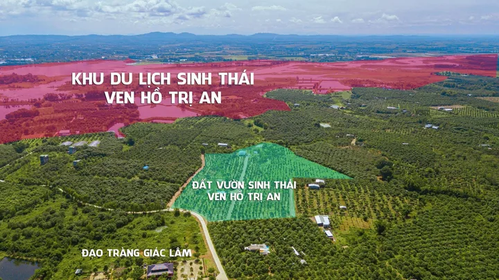 ĐẤT VƯỜN LA NGÀ VEN KDL HỒ TRỊ AN