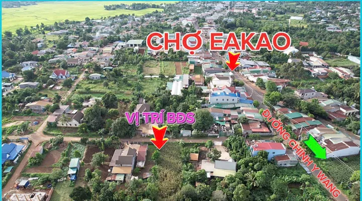 Bán đất 209.9m² có sẵn 170m² thổ cư ngang 6m giá 1.75 tỷ tại Phường Ea Kao