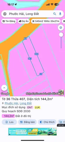 🚨 CHỦ KẸT TIỀN GỬI BÁN NHANH LÔ ĐẤT GẦN BIỂN – PHƯỚC HẢI, TP.HCM 🌊