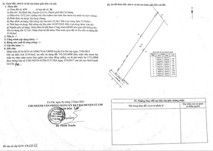 Bán đất 4344m² có sẵn 2139m² thổ cư ngang 33.5m giá 76 tỷ tại Xã Bình Mỹ