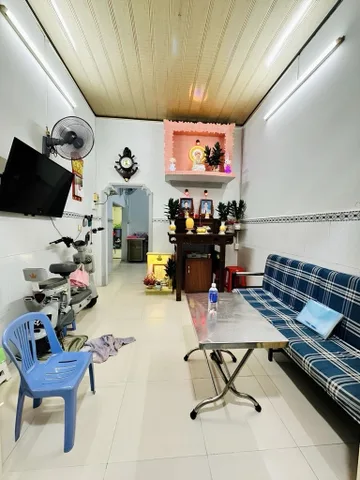 BÁN NHÀ BÀ HOM QUẬN 6 46M2 2 TẦNG NGANG 4.2M 3PN 5.2 TỶ GẦN VÒNG XOAY PHÚ LÂM