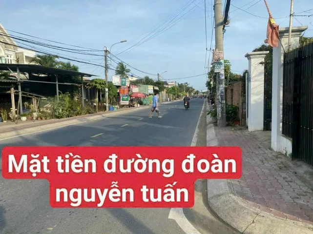 Bán lô đất thổ cư mặt tiền đoàn nguyên tuấn Hưng long