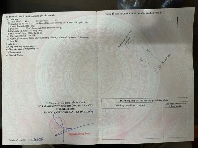 📌📌📌LÀM VIỆC TRỰC TIẾP GIÁ TỐT !!! Bán đất Bàu Mạc 21, Hòa Minh