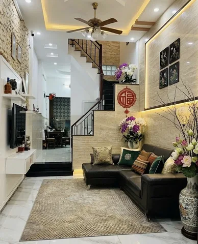 Bán Nhà gần CÔNG VIÊN PHÚ LÂM,3 TẦN (76m2)HẺM XE TẢI ,giá 7.7 TỶ (110326)