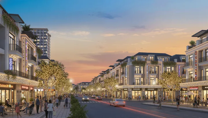 Bán Shophouse liền kề Bích Động Lakeside – 68 triệu/m² – Trục 22m