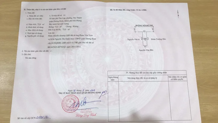 Bán đất khu vực Dương Kinh, Hải Phòng