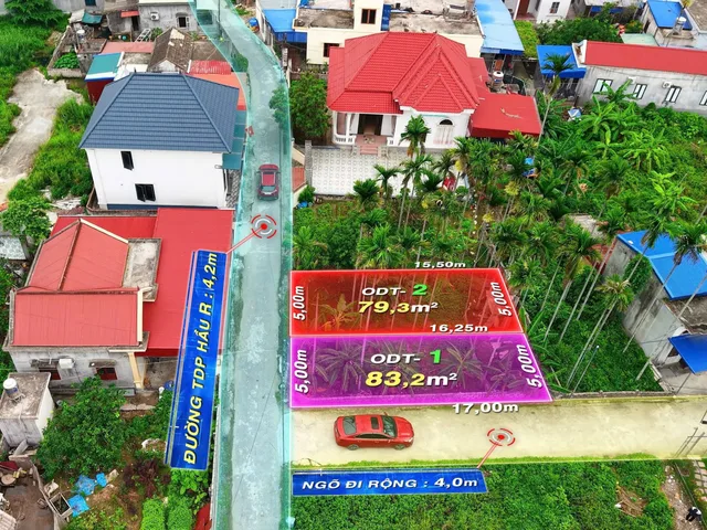 Bán 79 m Lâm Động đường 2 ô tô tránh nhau , ngay dự án Hàng  Hải 2.l/h:076.231.9990 em Thúy