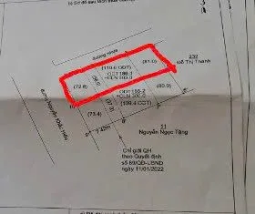 Bán đất 300m² có sẵn 110m² thổ cư ngang 10m giá 3.3 tỷ tại Phường Tam Phước