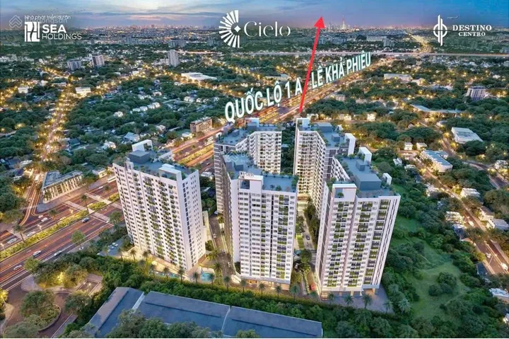Chỉ cần thanh toán 10% ký HĐMB , Anh/Chị sở hữu ngay căn hộ 2PN,1WC mặt tiền Quốc Lộ1A