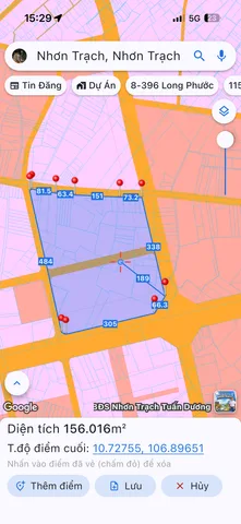 Bán đất 161399m² ngang 305m giá 1050 tỷ tại Xã Nhơn Trạch