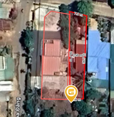Bán đất 256.2m² có sẵn 50m² thổ cư ngang 5.0m giá 1.35 tỷ tại Phường Thành Nhất