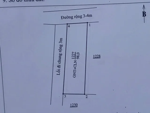 Bán đất 106m² có sẵn 68 mét thổ cư ngang 5m giá 450 triệu tại Xã Tuy Lộc - Hậu Lộc