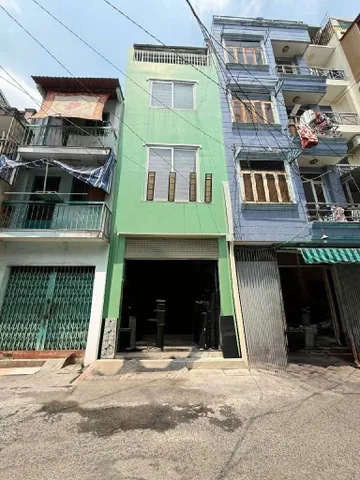 Bán nhà 4 tầng phan văn trị sổ hồng riêng, hẽm xe tăng