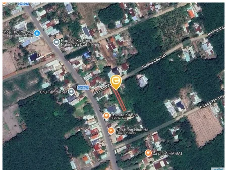 Bán đất 282.2m² có sẵn 100m² thổ cư ngang 5m tại Xã Phước Thành