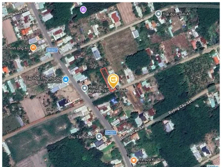 Bán đất 552m² có sẵn 100m² thổ cư ngang 10m tại Xã Phước Thành