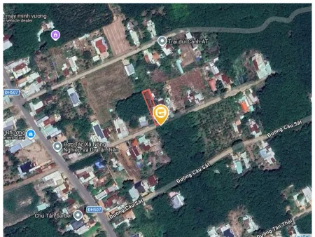 Bán đất 532.6m² có sẵn 100m² thổ cư ngang 10m tại Xã Phước Thành