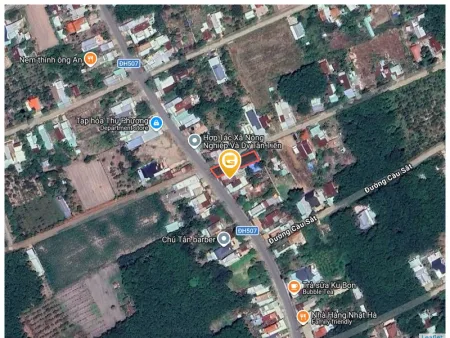 Bán đất 532.7m² có sẵn 100m² thổ cư ngang 10m giá 980 triệu tại Xã Phước Thành