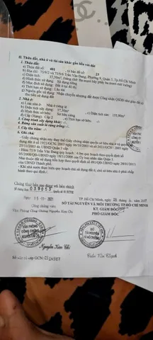 Bán CHDV Hẻm 75/9/2 - 75/9/6 Trần Văn Đang – Giá 12,5 tỷ.