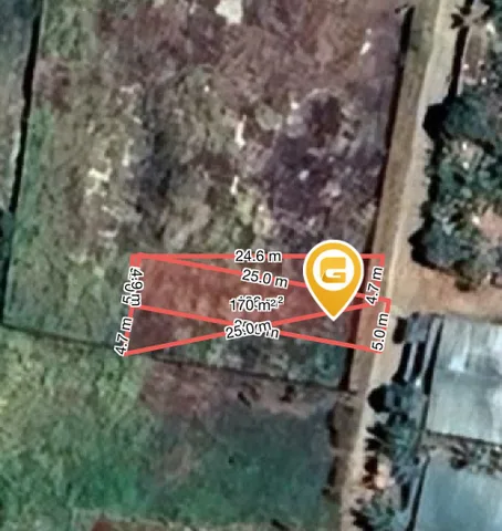 Bán đất 169.8m² có sẵn 50m² thổ cư ngang 5.0m giá 1.35 tỷ tại Phường Buôn Ma Thuột