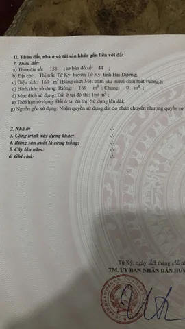 BÁN ĐẤT TRUNG TÂM TỨ KỲ – MẶT TIỀN 20M – SIÊU ĐẸP ĐỂ Ở HOẶC ĐẦU TƯ