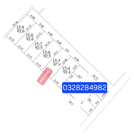 Bán đất 92.4m² full thổ cư ngang 6m giá 2.6 tỷ tại Xã Sóc Sơn